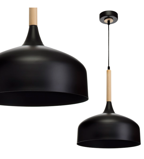 Lampa wisząca TAYLOR BLACK 1xE27 60W