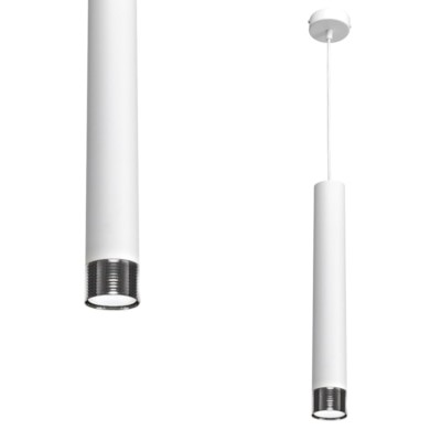 Lampa wisząca Dani Biały / Chrom 1xGU10
