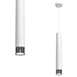 Lampa wisząca Dani Biały / Chrom 1xGU10