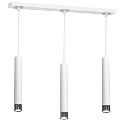 Lampa wisząca DANI WHITE/CHROME 3xGU10