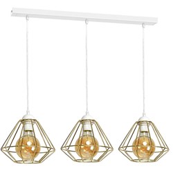 Lampa wisząca LUPO WHITE/GOLD 3xE27