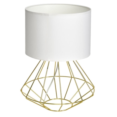 Lampa stojąca LUPO WITE/GOLD 1xE27