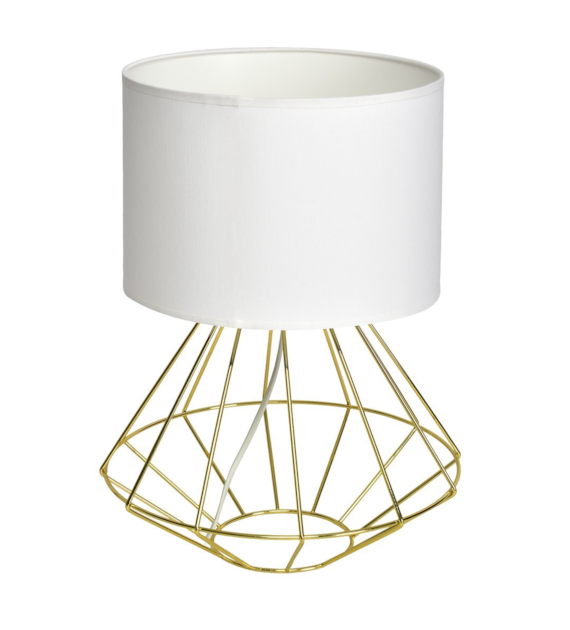 Lampa stojąca LUPO WITE/GOLD 1xE27