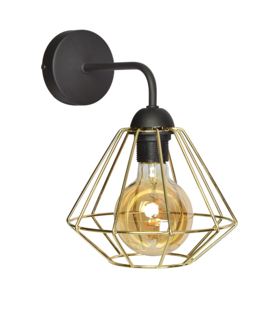 Kinkiet LUPO BLACK/GOLD 1xE27