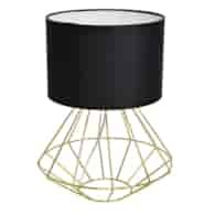 Lampa stojąca LUPO BLACK/GOLD 1xE27