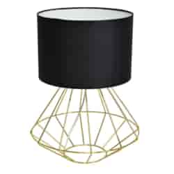 Lampa stojąca LUPO BLACK/GOLD 1xE27
