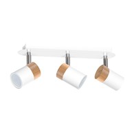 Lampa sufitowa Joker 3xGU10 Biały/Drewno
