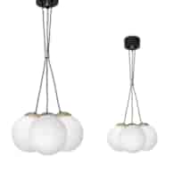 Lampa wisząca SPARTA BLACK / GOLD 3xE14