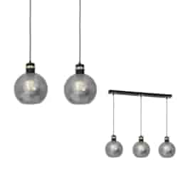 Lampa wisząca OMEGA BLACK/GOLD 3xE27