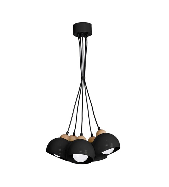 Lampa wisząca DAMA BLACK 5xE27