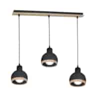 Lampa wisząca OVAL BLACK 3xE27