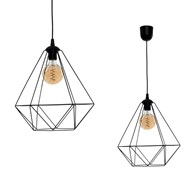 Lampa wisząca BASKET BLACK 1xE27