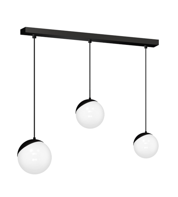 Lampa wisząca SFERA BLACK 3xE14