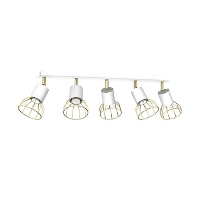 Lampa sufitowa Dante 5x mini GU10 Biały / Złoty