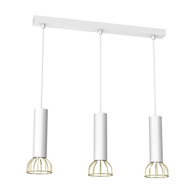 Lampa wisząca Dante 3x mini GU10 Biały/Złoty