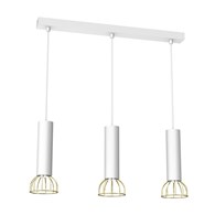 Lampa wisząca Dante 3x mini GU10 Biały/Złoty