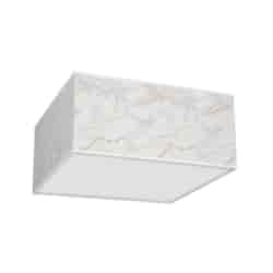 Lampa sufitowa Senso kwadrat 3xE27 Biały/Złoty