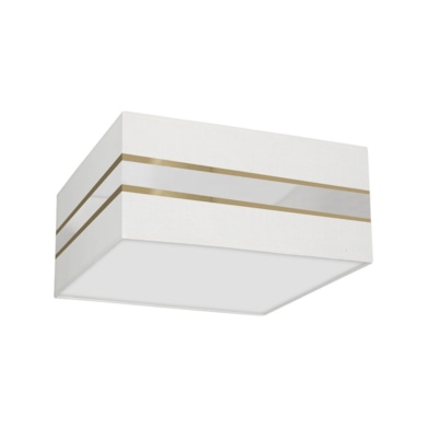 Lampa sufitowa Kwadrat Ultimo 2xE27 Biały