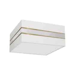 Lampa sufitowa Kwadrat Ultimo 2xE27 Biały
