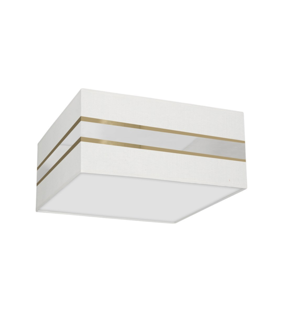 Lampa sufitowa Kwadrat Ultimo 2xE27 Biały