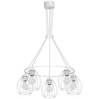 Lampa Wisząca DON Biały 5xE27