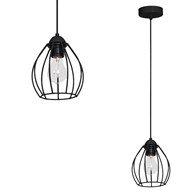 Lampa Wisząca DON BLACK 1xE27