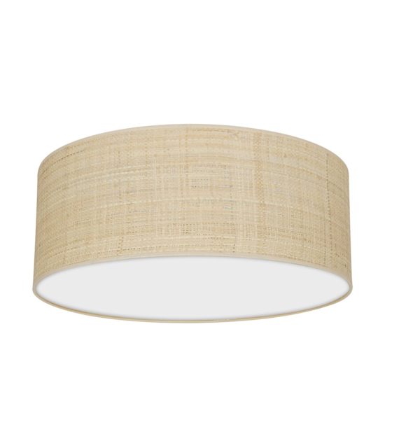 Lampa sufitowa Marshall 2xE27 Ø40cm Biały/Rattan