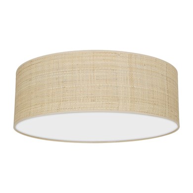 Lampa sufitowa Marshall 3xE27 Ø50cm Biały/Rattan