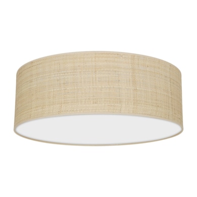 Lampa sufitowa Marshall 3xE27 Ø50cm Biały/Rattan