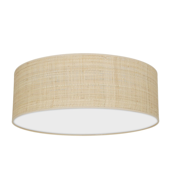 Lampa sufitowa Marshall 3xE27 Ø50cm Biały/Rattan