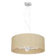 Lampa wisząca Marshall Biały/Rattan 3xE27