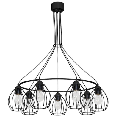 Lampa Wisząca DON BLACK 7xE27