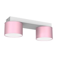 Lampa sufitowa DIXIE Pink/White  2xGX53