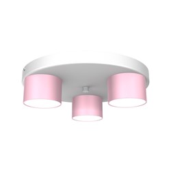 Lampa sufitowa DIXIE Pink/White  3xGX53