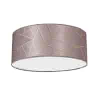 Lampa sufitowa ZIGGY PINK Gold/Pink 2xE27 Ø40cm