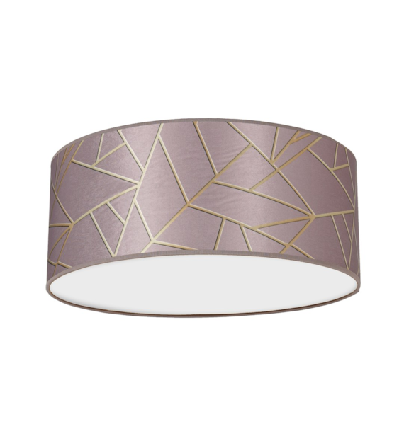 Lampa sufitowa ZIGGY PINK Gold/Pink 2xE27 Ø40cm