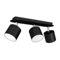 Lampa sufitowa DIXIE BLACK 3xGX53