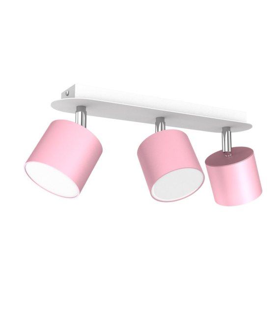 Lampa sufitowa DIXIE PINK 3xGX53