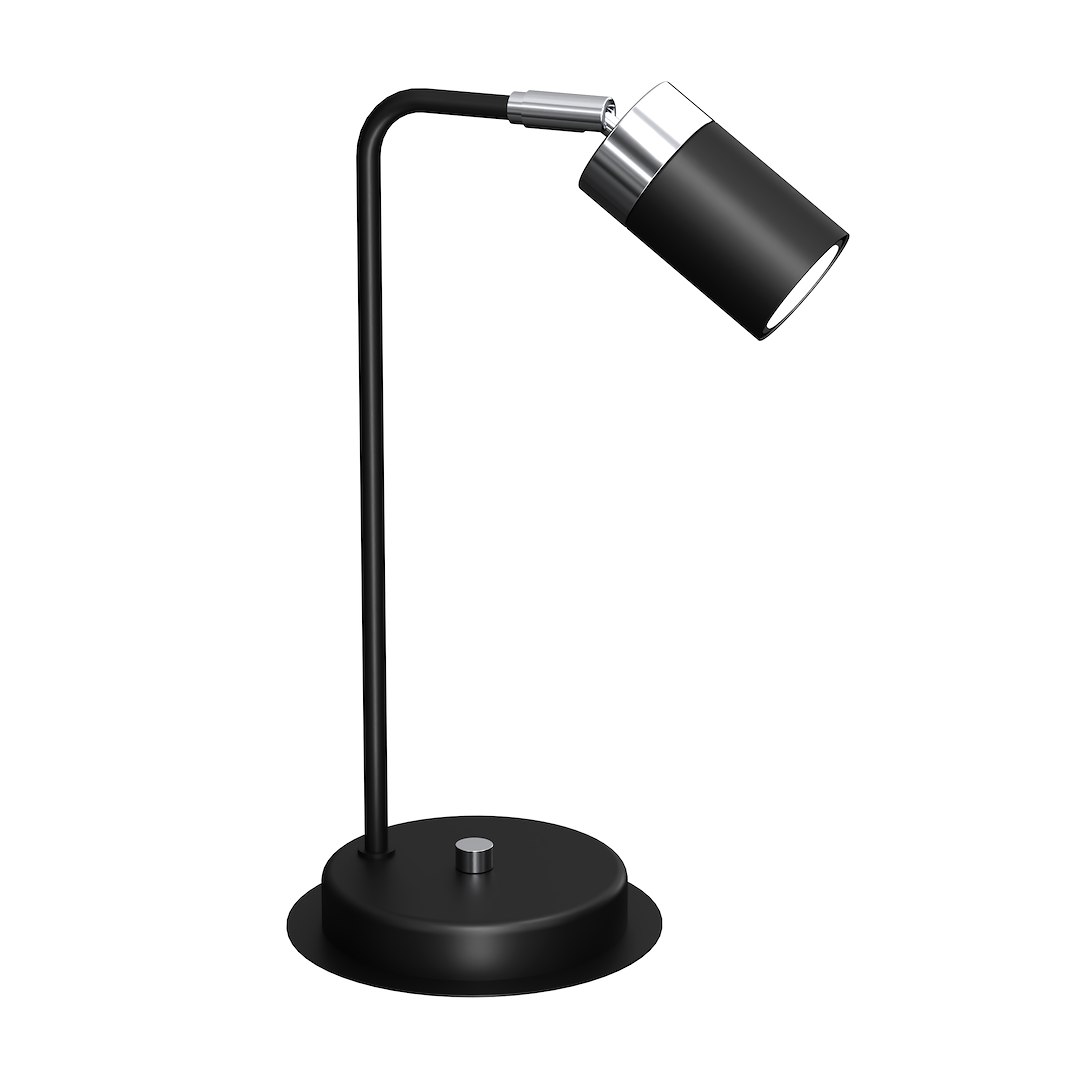 Lampka nocna JOKER BLACK/CHROME 1xGU10 Milagro
