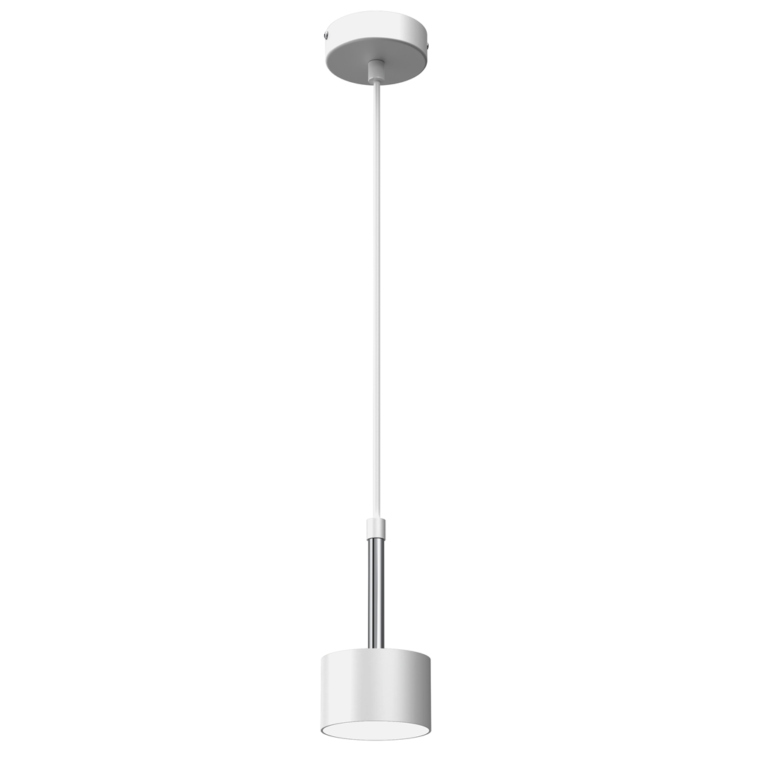 Lampa wisząca ARENA WHITE/SILVER 1xGX53