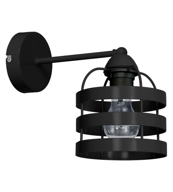 Kinkiet LARS BLACK 1xE27