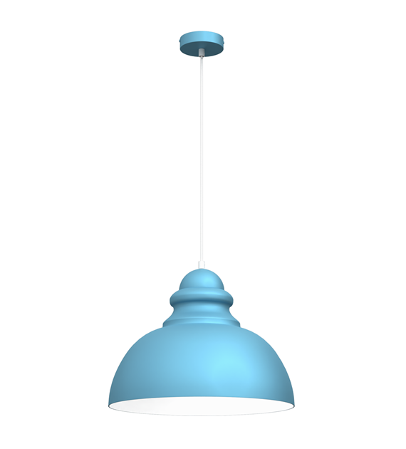 Lampa wisząca CORIN BLUE 1xE27