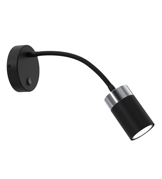 Kinkiet flex JOKER BLACK/CHROME 1xGU10