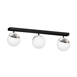 Lampa sufitowa SFERA BLACK/CHROME 3xE14