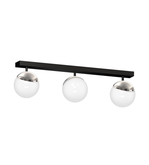Lampa sufitowa SFERA BLACK/CHROME 3xE14