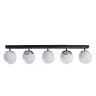 Lampa sufitowa SFERA BLACK/CHROME 5xE14