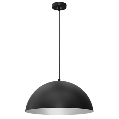 Lampa wisząca Beta Czarny/Biały 1xE27 45cm