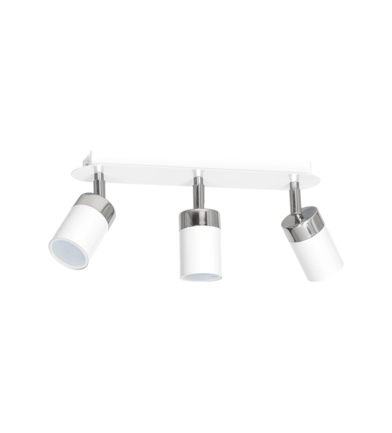 Lampa sufitowa Joker 3xGU10 Biały/Chrom