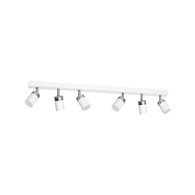 Lampa sufitowa Joker 6xGU10 Biały/Chrom