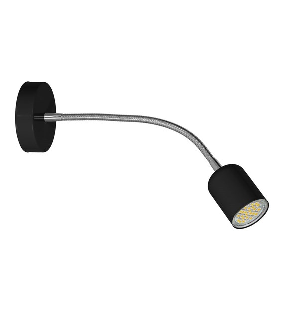 Kinkiet MAXI BLACK 1xGU10